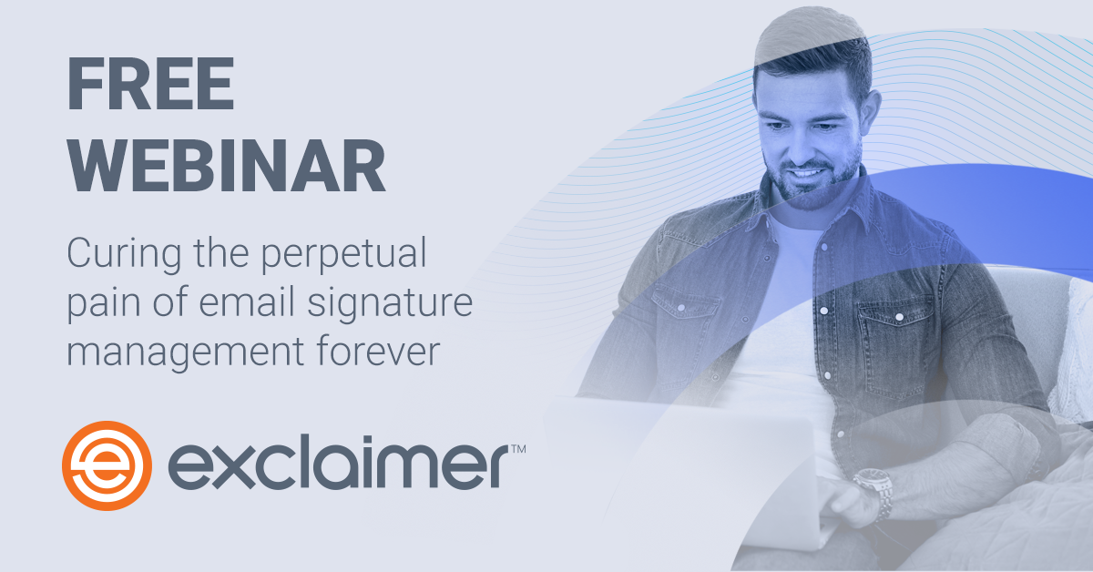 Curing the perpetual pain of email signature management forever